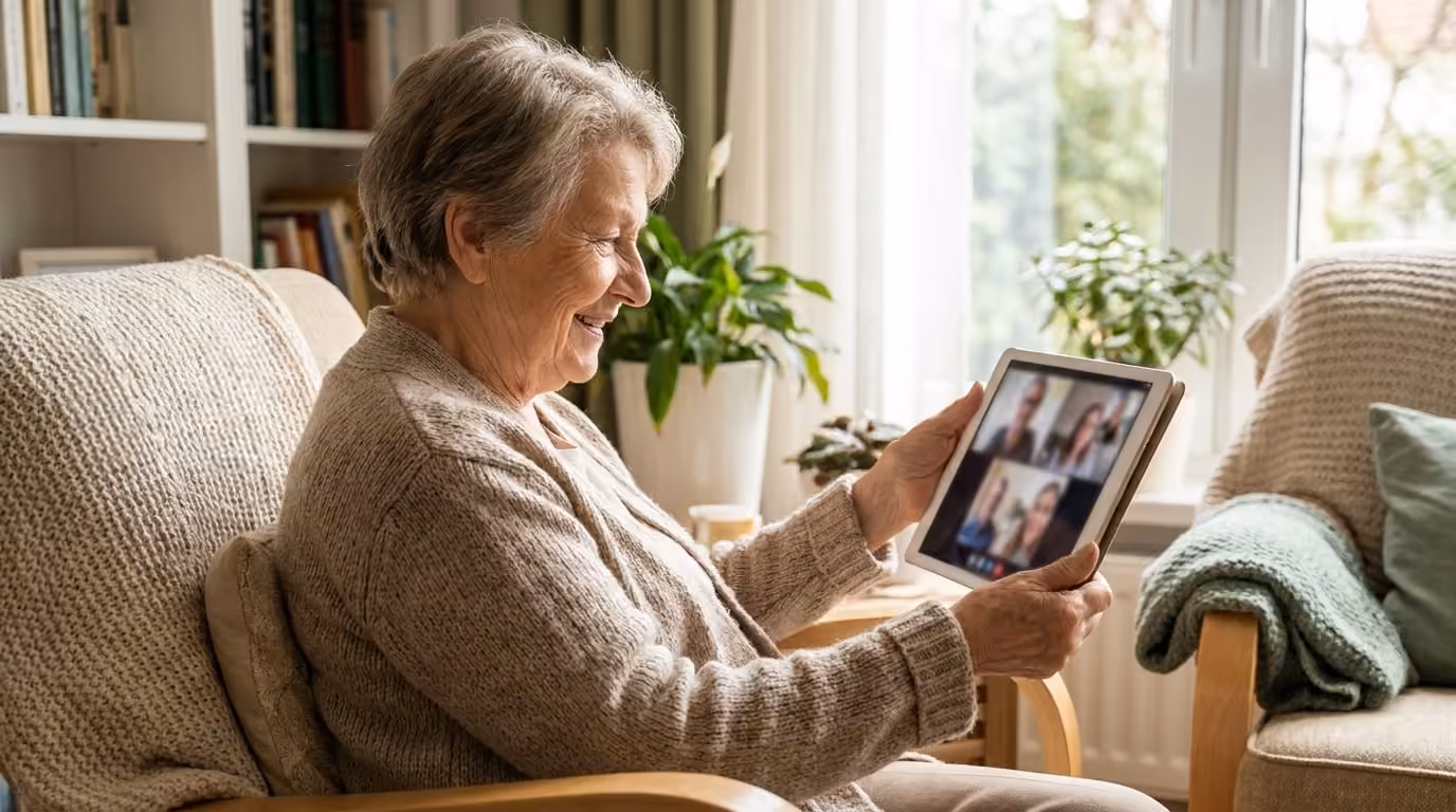 Einsamkeit im Alter: Wie Videoanrufe wirklich helfen